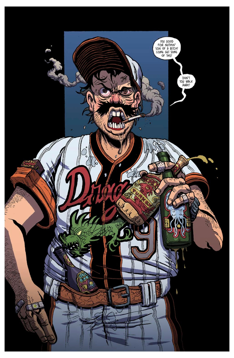 Illustration for article titled You'll want to throw money at this deranged graphic novel about baseball players versus monsters